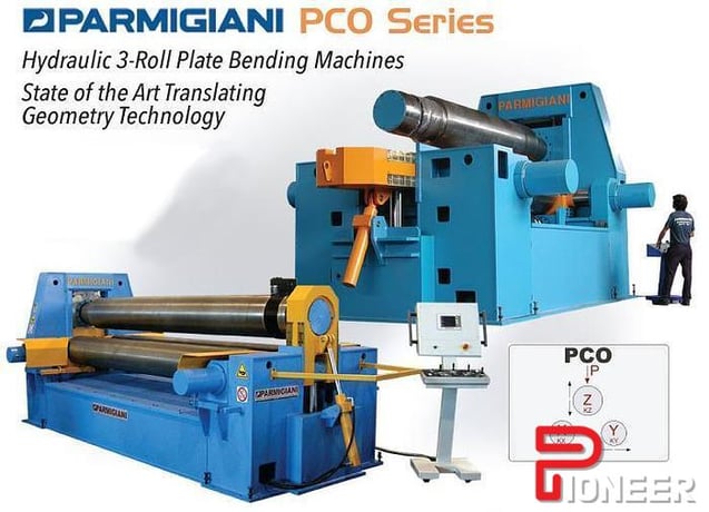 Parmigiani #PCO-Series, plate bending roll, 3 or 4 roll, new - Image 1