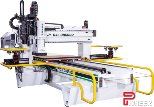 Onsrud #146S, CNC router, 3/4 Axes, 5' x 12' table, 146" X, 72" Y, 11" Z, 3000 ipm, 18 HP, 24000 RPM, 12 side - Image 2