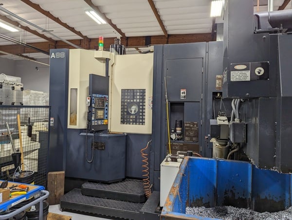 Makino #A88, 4-Axis FMX CNC horizontal machining center, 35.4" X, 31.4" Y, 38.1" Z, 18000 RPM, 188 automatic - Image 1