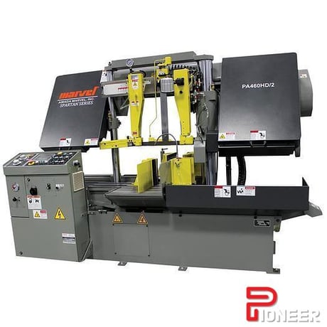 20" x 18" Marvel #PA460HD, horizontal band saw, 1-1/2" x .050" x 17'11" blade, 70-330 SFPM - Image 1