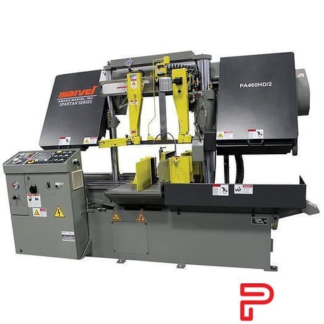 20" x 18" Marvel #PA460HD, horizontal band saw, 1-1/2" x .050" x 17'11" blade, 70-330 SFPM - Image 2