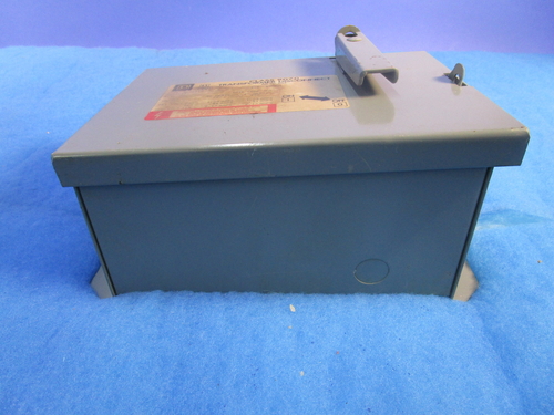 Square D Series B Class 9070 transformer disconnect, 600 VAC, 1 yr warranty, new - Image 3