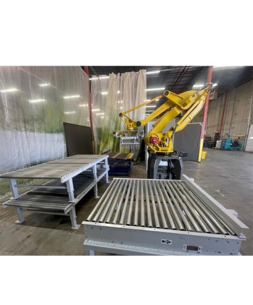 Fanuc, 165, Robotic Palletizing System, R-2000iA Controller, 5' x 24" belt conveyor, 10' Pallet Conveyor - Image 8
