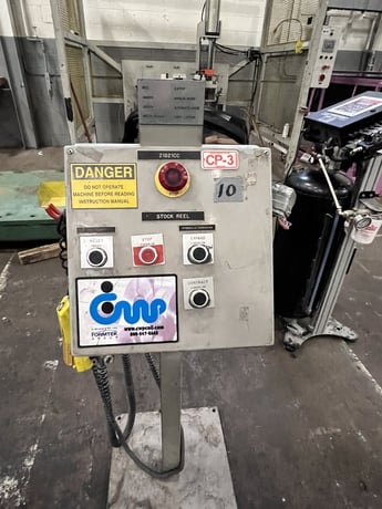 10000 lb. CWP, 24" x .093" servo feed line, 72" OD, 15.5"-20.5" ID, (5) 2.25" diameter roll, 100 FPM, 2013 - Image 4