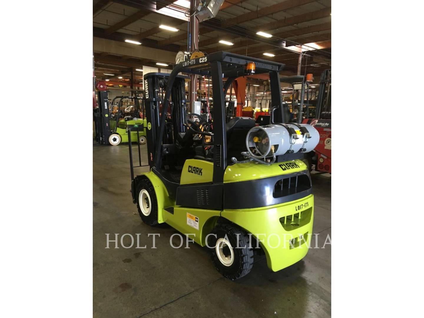 Clark C25L, Forklift, 3246 hours, S/N: P232L00578300, 2017 - Image 4