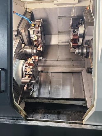 Eurotech #B465-T3-Y3-Multipla, 20" swing, 8" chuck, 2.5" bar, 37.5" centers, 12' barfeed, Fanuc 31iB, 2020 - Image 3