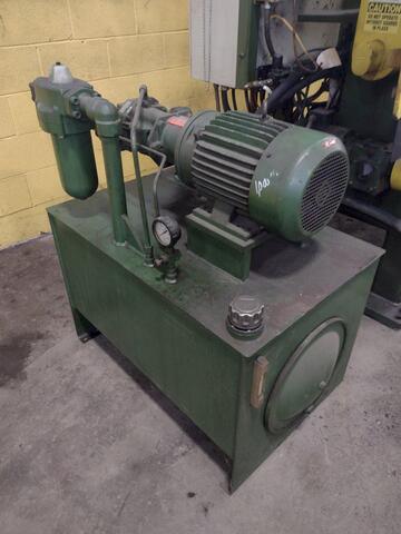 Haven #912, double end chamfering machine, 3" x .120", adjustable electric feed, #15806 - Image 9