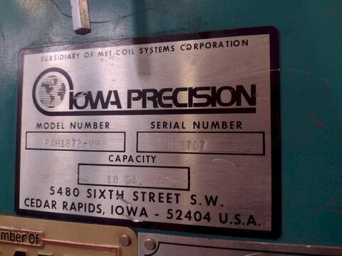 Iowa Precision #Whisper-Loc-II, 58" x 18 gauge rectangular duct closure system, #17509 - Image 2