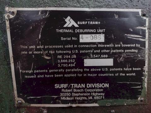 Bosch #C-250 Surftran thrermal deburring machine, 7 station, #17292 - Image 2
