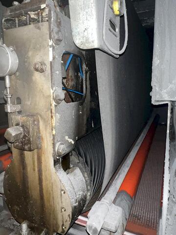 63" Midwest Automation #N3-6375, 3 head wet type belt deburring grinding machine, #18225 - Image 9
