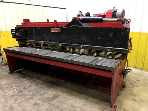 10 gauge x 10' Allsteel, metal hydraulic power squaring shear, 7.5 HP - Image 1