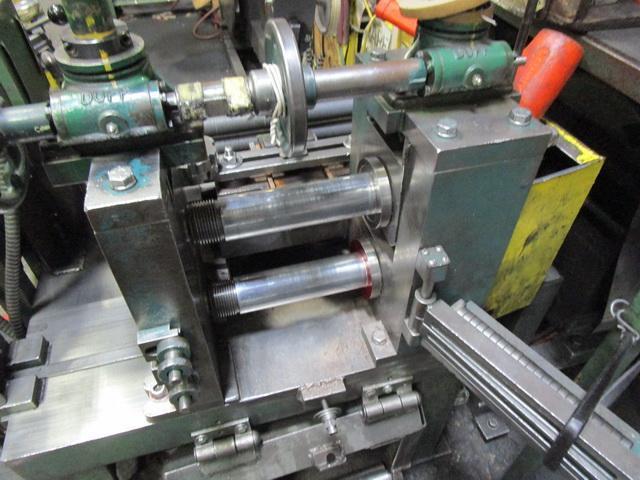 8" x .062" Stanat Design slitting line w/banding line, 2000 lb., mandrel uncoiler, slitting head - Image 1