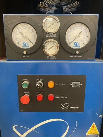 1500 acfm, Quincy #QSVI-100, Rotary Screw Vacuum Pump, 100 HP, 2006 - Image 6