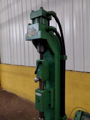 4-1/8" x 48" Carson #CHP-1H, tube end punch forming machine, hydraulic, #17891 - Image 8
