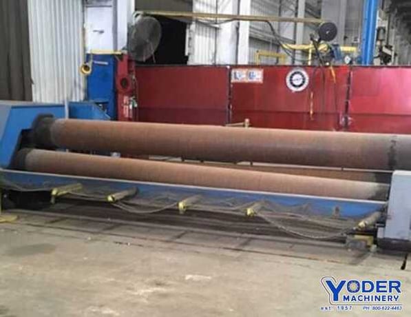 16' x 5/8" Bertsch #1990, plate bending roll, 17-1/4" roll diameter, 50 HP, 3-Axis digital read out, #71224 - Image 9