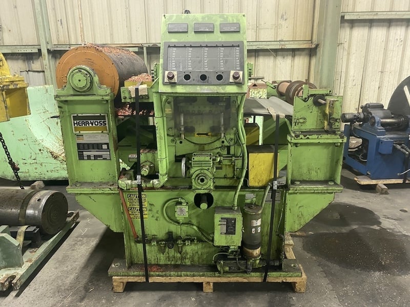 30" x .035" Herr Voss #VSEB36/1.156/17/5/4hi/RH, 4-Hi precision leveler, 17 rolls, 100 FPM - Image 1