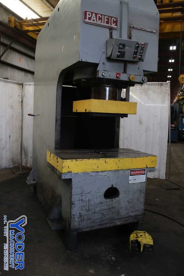 300 Ton, Pacific #300PFII Pressformer-II, hydraulic C-frame press, 12" stroke, #76330 - Image 4
