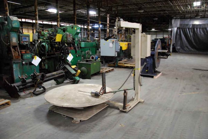 8000 lb. Coilmate #SG-8060, pallet decoiler, 60" outside dimension, variable speed - Image 2