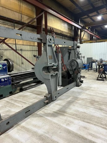 300 Ton, Watson Stillman #56R2039, horizontal wheel press, 7-1/2 HP, 15" stroke, 10' BH, 1955 - Image 2