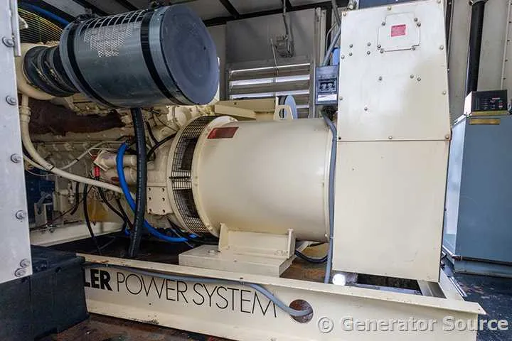 450 kW Kohler 450ROZD71 Detroit Diesel Generator, 277/480 Volts, 1412 Hours, Weatherproof - Image 4