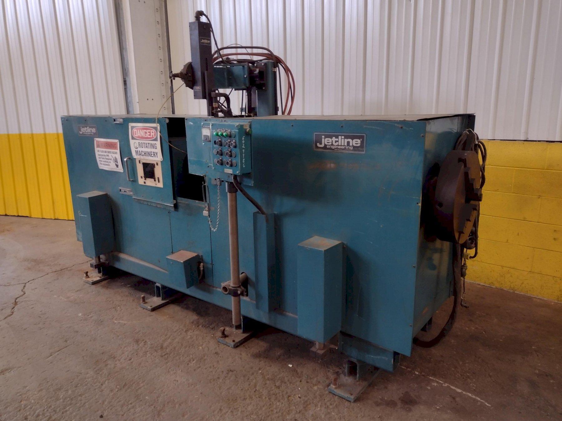 4" Jetline #PLC-76406, automatic pipe & tube welder, 13" chk, 3-jaw, 2.5 HP, 4000 RPM, 2008 - Image 4