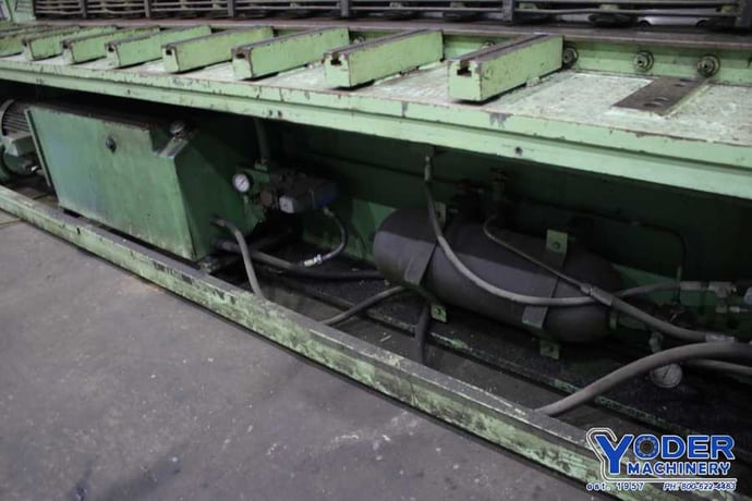 1/4" x 10' Pexto #10UH25, hydraulic shear, 36" front operated power back gauge, 20 HP, single & continuous - Image 10
