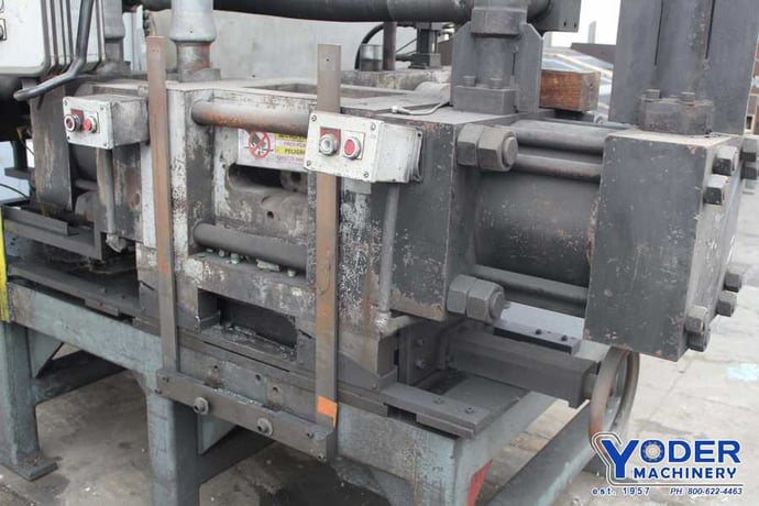 XY Tool, hydrauic bar shear, 3/4" to 1-3/4" cap., automatic cycle, 100 HP, 2000, #72401 - Image 7