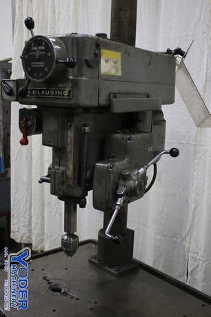 10" Clausing #2287, single spindle drill, 40" x24" table area, 1.5 HP, #76296 - Image 3