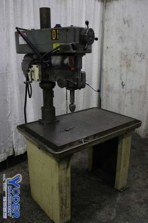 10" Clausing #2287, single spindle drill, 40" x24" table area, 1.5 HP, #76296 - Image 8