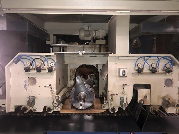 12-1/4" Raimann #KR-310-2M, Shifting Blades Multi-Blade Rip Saw, w/ 2 moving blade, 12-1/4" width capacity - Image 3