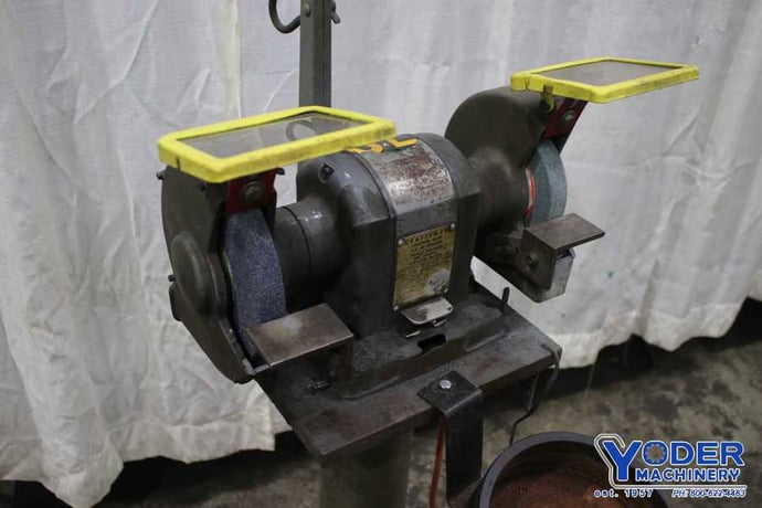 Craftsman #395, double end grinder, 8" dia x 1" width wheel, work light, 1/2 HP, #76298 - Image 1