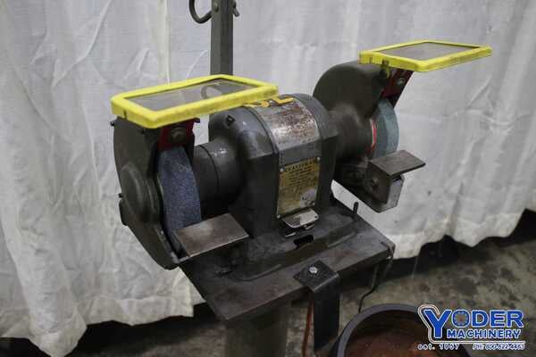 Craftsman #395, double end grinder, 8" dia x 1" width wheel, work light, 1/2 HP, #76298 - Image 5