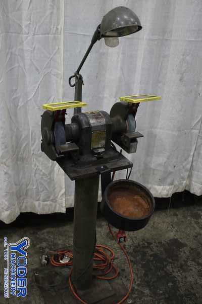 Craftsman #395, double end grinder, 8" dia x 1" width wheel, work light, 1/2 HP, #76298 - Image 6