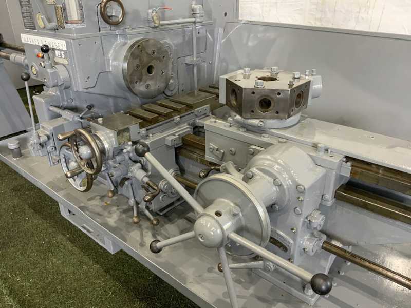 No. 5 Warner & Swasey, M2250 Square head, ram type turret lathe, 20" swing, 20/10 HP, #73005 - Image 2