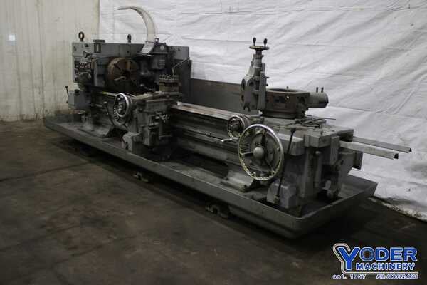 No. 2A Warner & Swasey, M3470, long bed turret lathe, 21-1/2" swing, 16-1/4" swing over cross slide, #75971 - Image 1