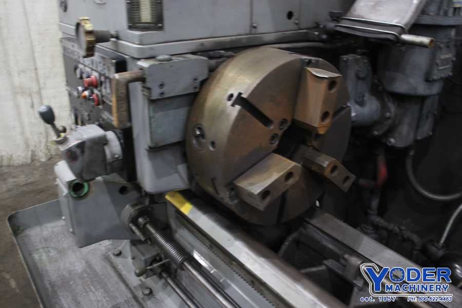 No. 2A Warner & Swasey, M3470, long bed turret lathe, 21-1/2" swing, 16-1/4" swing over cross slide, #75971 - Image 10