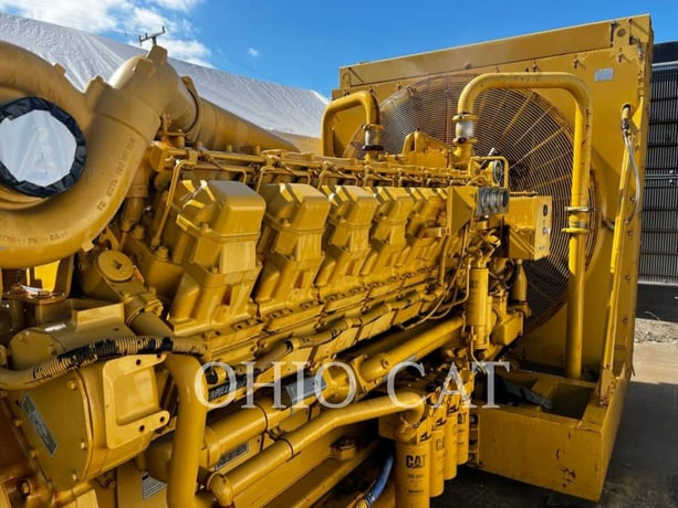 1400 KW Caterpillar 3516, Stationary Generator Set, Diesel, 1500 RPM, 400V, 485 hours, 1990 - Image 3