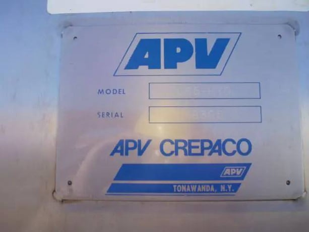 470 sq.ft., APV, CR5-HYD, 316 Stainless Steel plate heat exchanger, 84 plates, 225 psi - Image 9