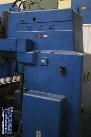 OKK #MDH-5V, vertical mill, 18" x96" table, 30 HP, #50 NS, power draw bar, #76388 - Image 7