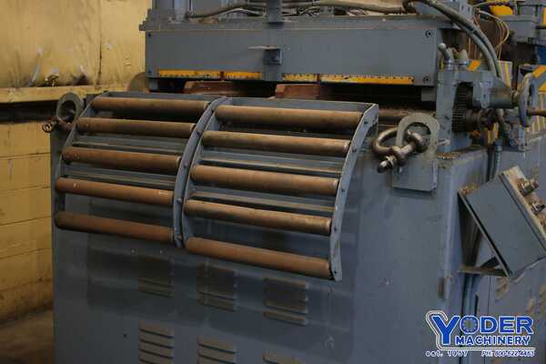 40" x .09" Coil-Matic #9-816-002, straightener, 15 rolls, 5 HP, variable speed, Trabon lube system, #74440 - Image 2