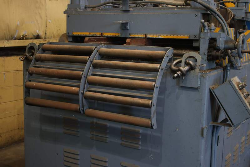 40" x .09" Coil-Matic #9-816-002, straightener, 15 rolls, 5 HP, variable speed, Trabon lube system, #74440 - Image 3