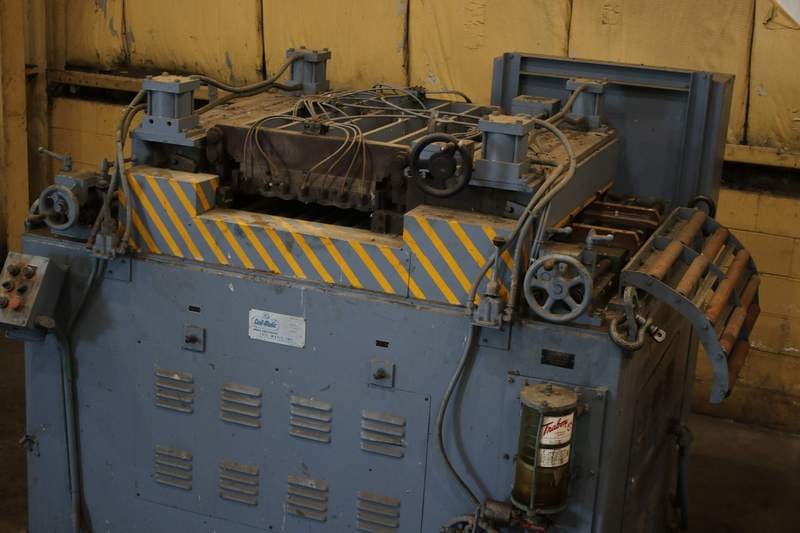 40" x .09" Coil-Matic #9-816-002, straightener, 15 rolls, 5 HP, variable speed, Trabon lube system, #74440 - Image 6
