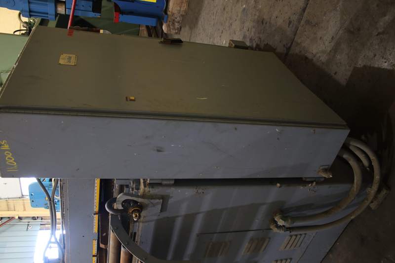 40" x .09" Coil-Matic #9-816-002, straightener, 15 rolls, 5 HP, variable speed, Trabon lube system, #74440 - Image 10
