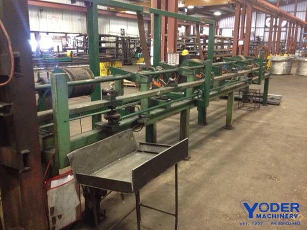 Ajax #Instacut, bar shear, 1-3/4" bar diameter, 48" cut length, variable speed pinch feed rolls, 1981, #62725 - Image 6