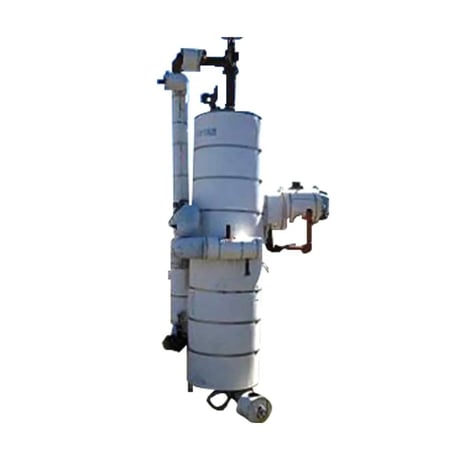 25" diameter x 120" L Frick, Vertical Ammonia Accumulator, 275 Gallons, Tank, 150 PSIG @ -20°F to 200°F - Image 1