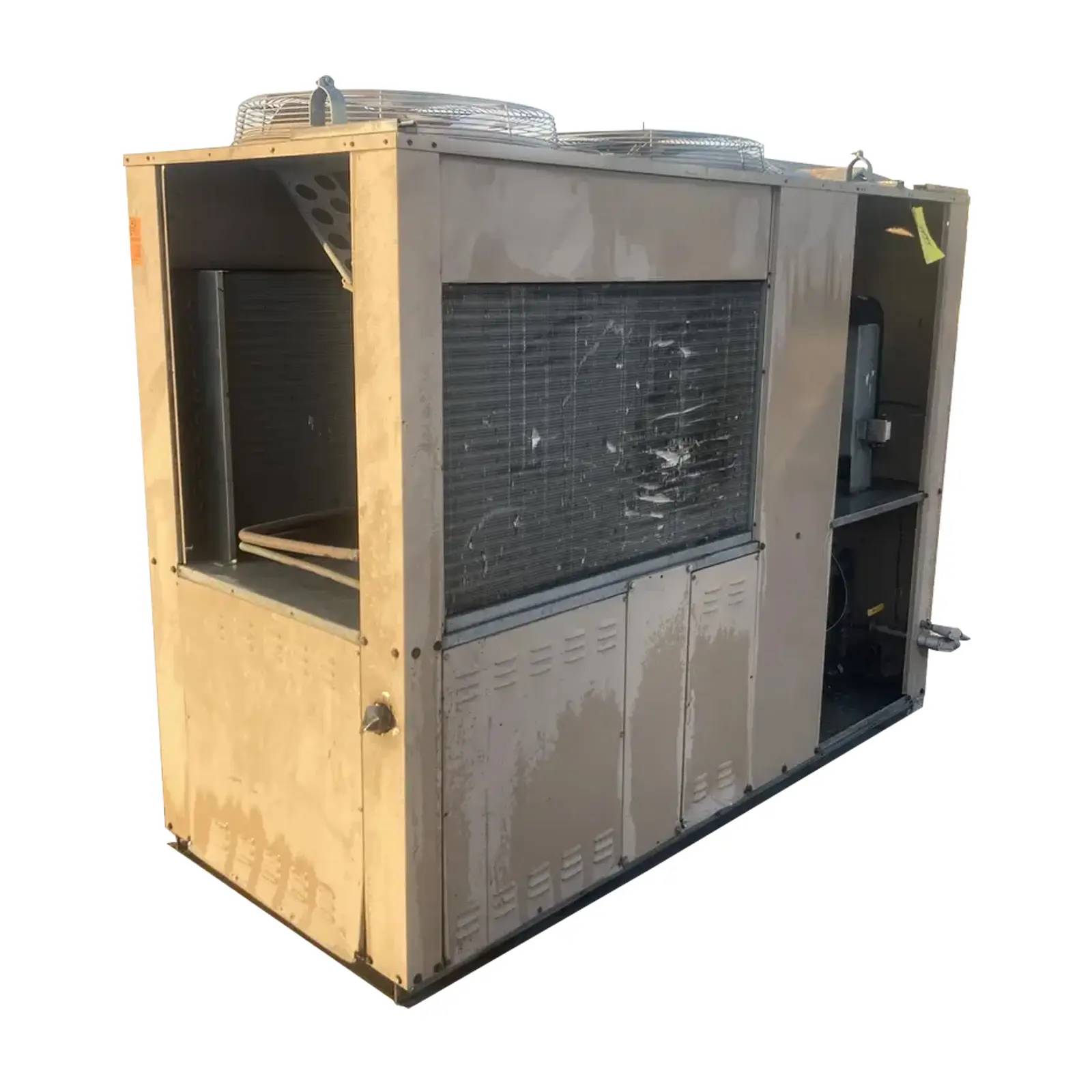 10 Ton, Drake Refrigeration Inc. PACT90S2-T4-HA, Air-Cooled Chiller w/Tank, R-22, (2) 0.5 HP - Image 2