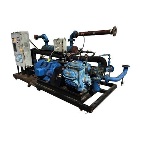 Vilter TCCW2504X, Thermal Care Water Cooled Chiller Skid, 125 HP - 1780 RPM, 7 cylinders - Image 2