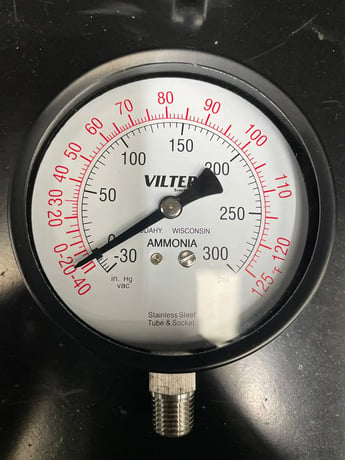 Vilter 1204E, Ammonia Pressure Gauge, -30 - 300 psi, 1/4 NPT - Image 6