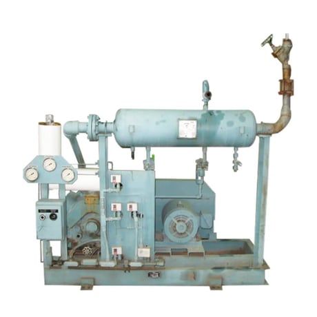 20 HP Frick HCL060757UB16, 6-Cylinder Reciprocating Compressor Package, Belt Driven, 230/460 V, 1850 RPM, 360 - Image 1