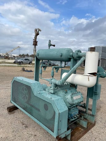 20 HP Frick HCL060757UB16, 6-Cylinder Reciprocating Compressor Package, Belt Driven, 230/460 V, 1850 RPM, 360 - Image 4